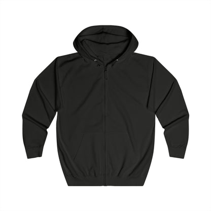 Botox O'Clock Zip Hoodie – Lustiges Neon Karikatur Motiv für Beauty-Fans, Grumpy Face Kapuzenjacke