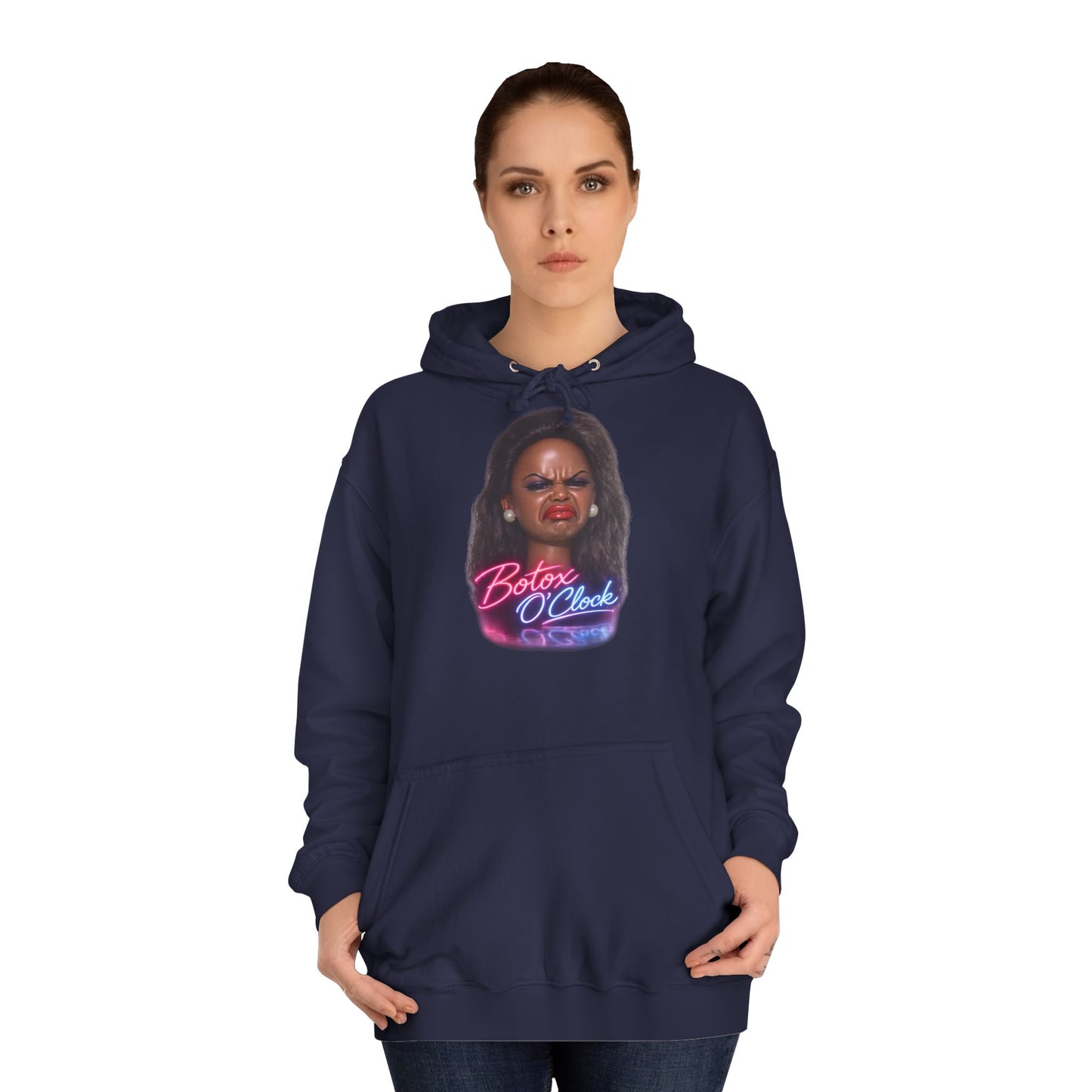Botox O'Clock Hoodie – Lustiges Neon Beauty Motiv für Botox-Fans, Damen & Herren Geschenk
