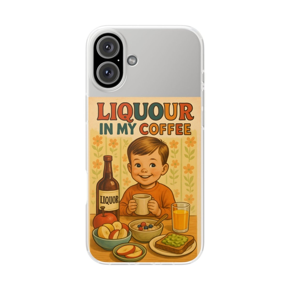 Handyhülle – „Liquor in My Coffee“ (Satire-Edition)-Phone Case-True Insights