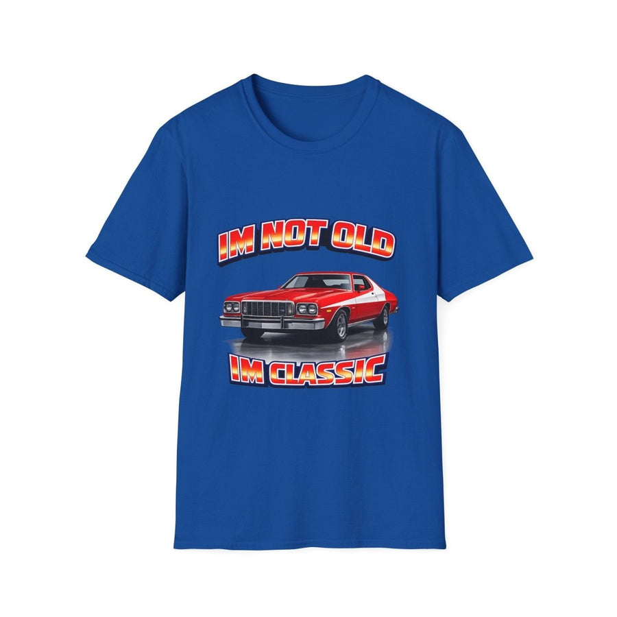 True Insights T-Shirt Im Not Old Im Classic Retro Oldtimer Motiv in Königsblau