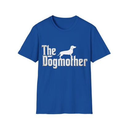 True Insights T-Shirt The Dogmother Dackel Design in Royalblau, lustiges Hundemama Geschenk für Dackelfans