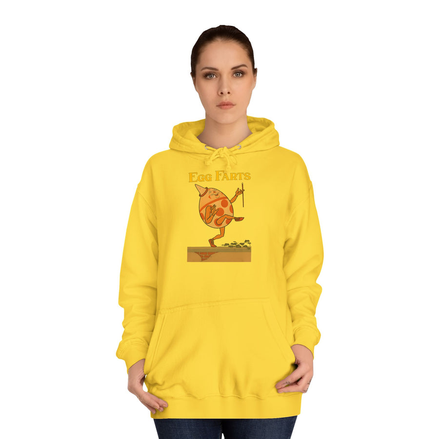True Insights Egg Farts Hoodie – Surreales Retro-Ei-Motiv