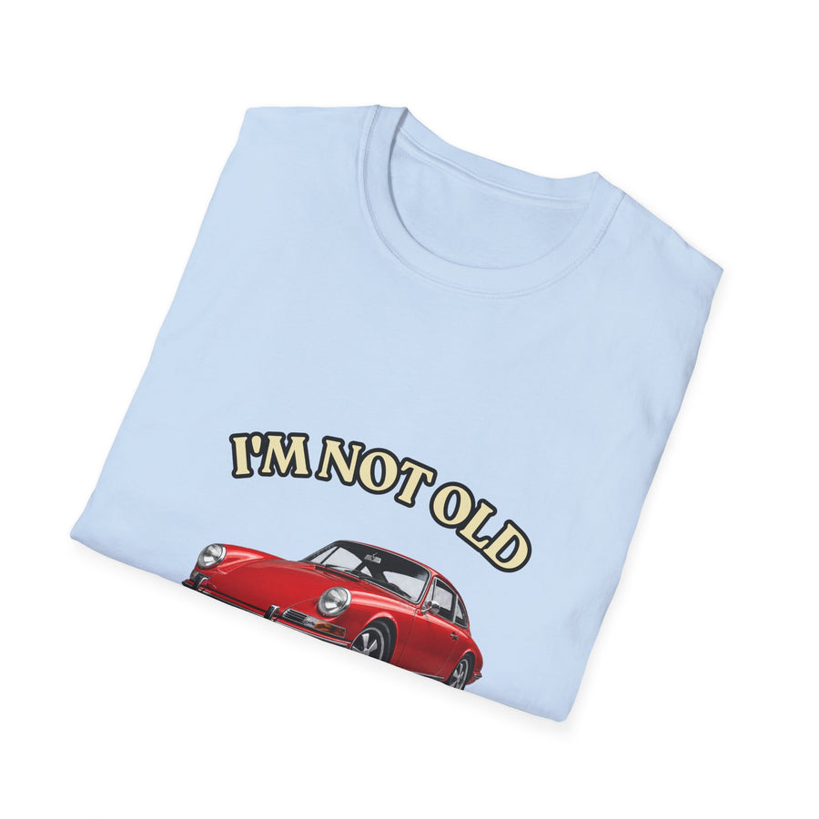 True Insights Geschenk zum 50. Geburtstag – T-Shirt Jahrgang 1976 mit Porsche-Motiv | I'm Not Old I'm Classic