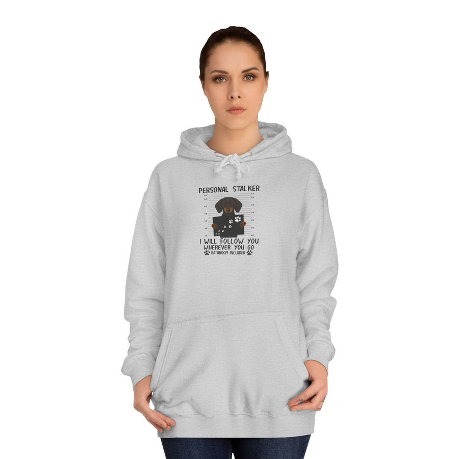 True Insights Dackel Personal Stalker Hoodie – Lustiges Dackel-Motiv – I Will Follow You
