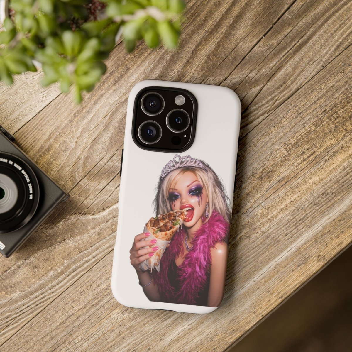 Lustige Handyhülle Doll Döner Queen  Witziges Doll Motiv