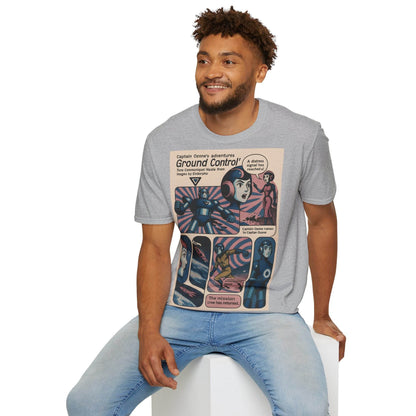 Captain Ozone T-Shirt – Retro Sci-Fi Comic Design | Ground Control Edition – Freches Satire-Design für mutige Statements | True Insights
