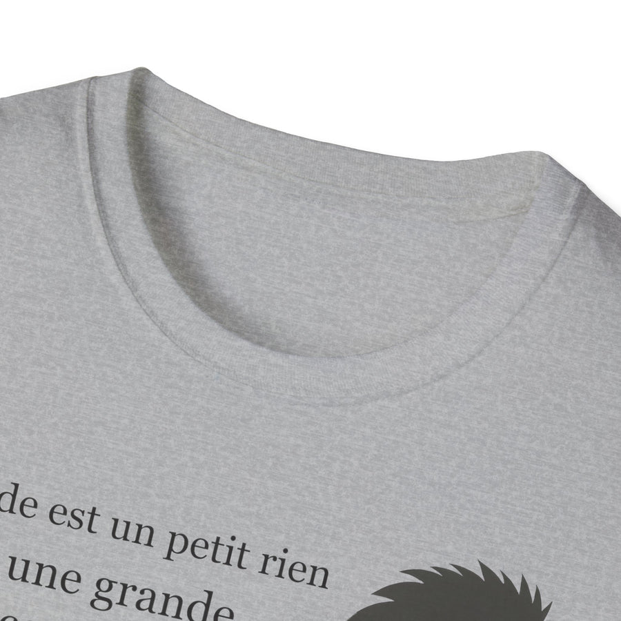 Dachshund T-Shirt – FRENCH print « L'attitude est un petit rien qui fait une grande différence » – Funny Gift for Dog Lovers