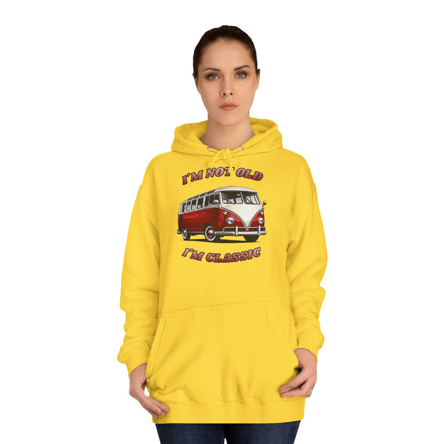 True Insights VW Bulli T1 Samba Hoodie – I'm Not Old I'm Classic Geschenk
