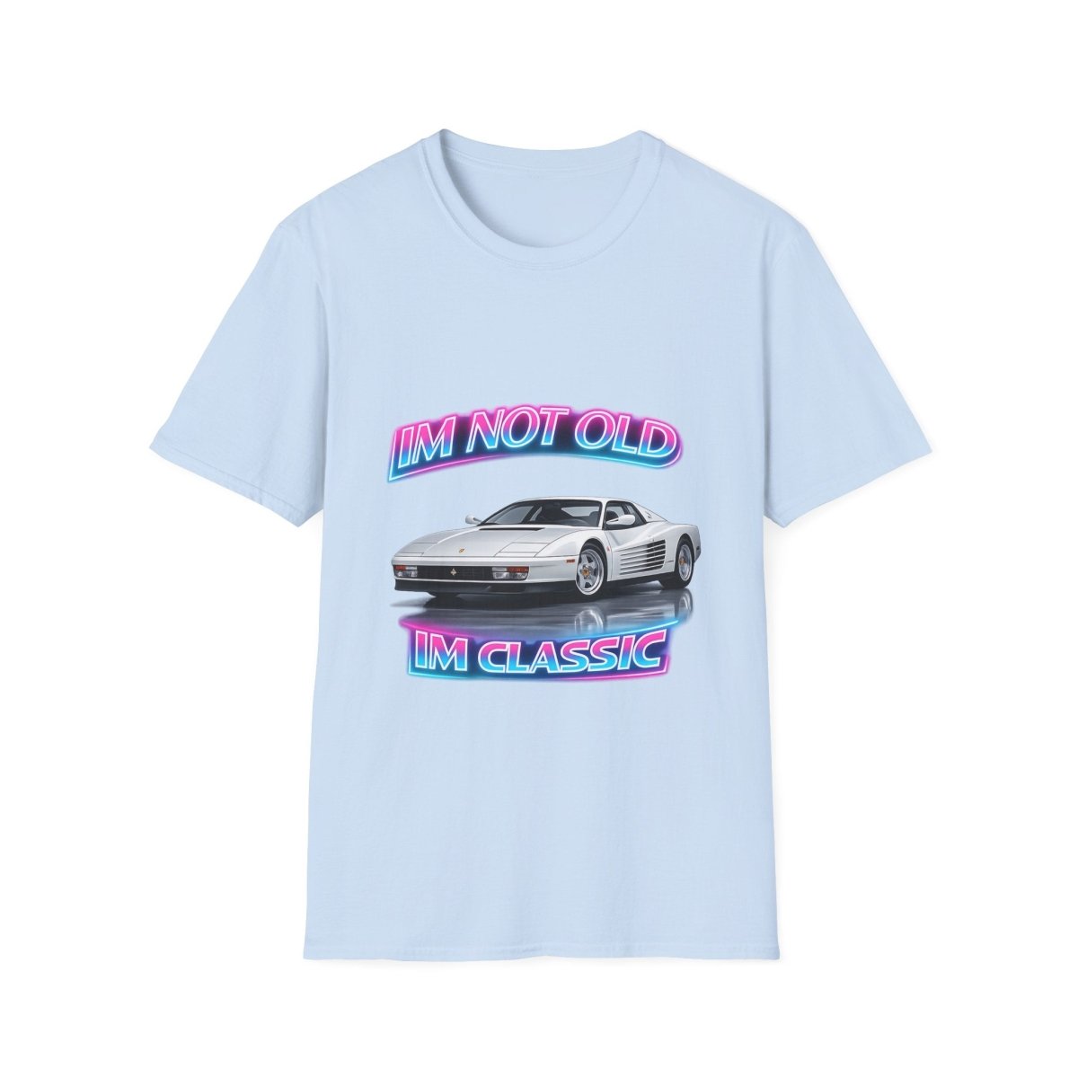 I'm Not Old I'm Classic | Miami Vice T-Shirt | Ferrari Testarossa Retro Shirt