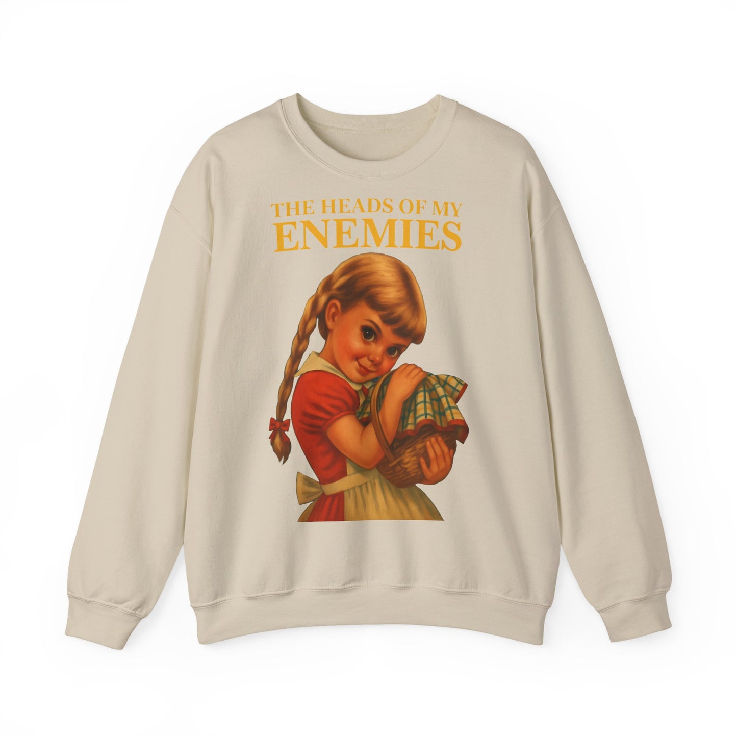Sweatshirt “The Heads of My Enemies” – Subversive art to wear