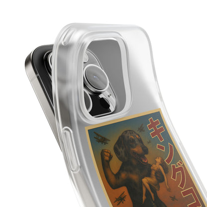 Dackel Handyhülle – King Kong Parodie | Retro Design für Hundefans & Filmnerds – Lustiges Phone Case | True Insights – Bild 27