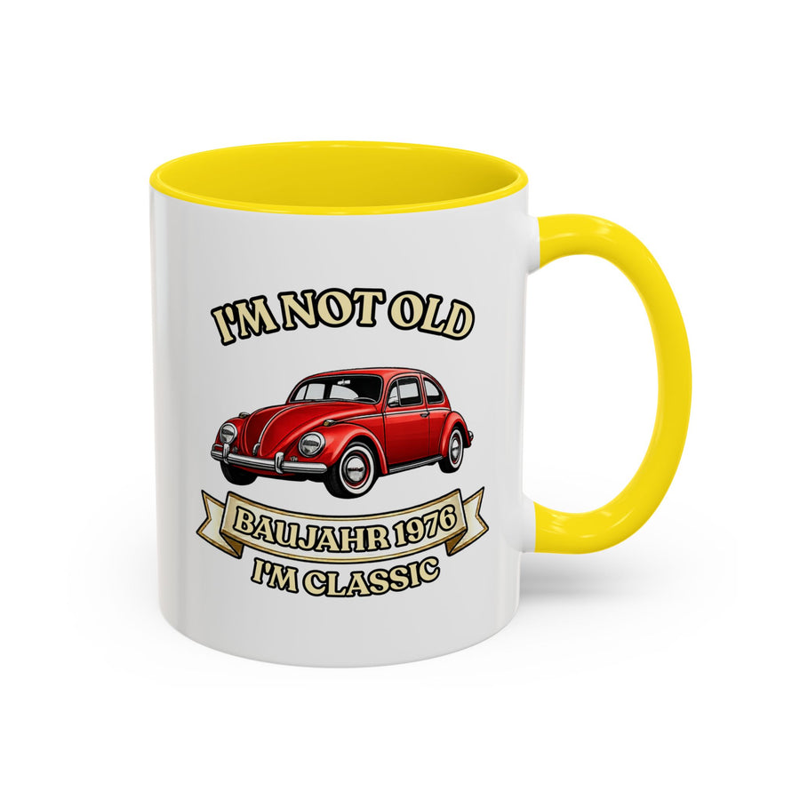 Born in 1976 Mug – 50th Birthday Gift | VW Beetle