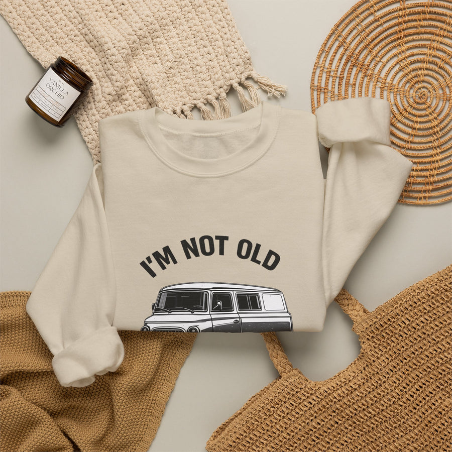 Barkas B1000 Classic Van Sweatshirt – I'm Not Old I'm Classic Geschenk für DDR-Oldtimer-Fans