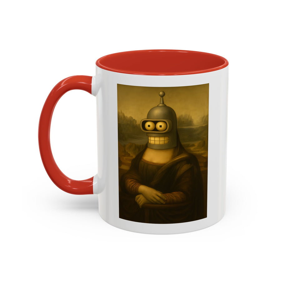 True Insights Tasse Bender Mona Lisa Parodie Kaffeetasse Nahaufnahme