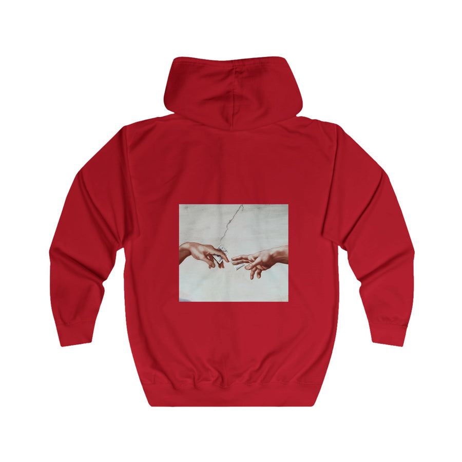 The Deal Zip-Hoodie – Michelangelo-parodie met zwarte humor