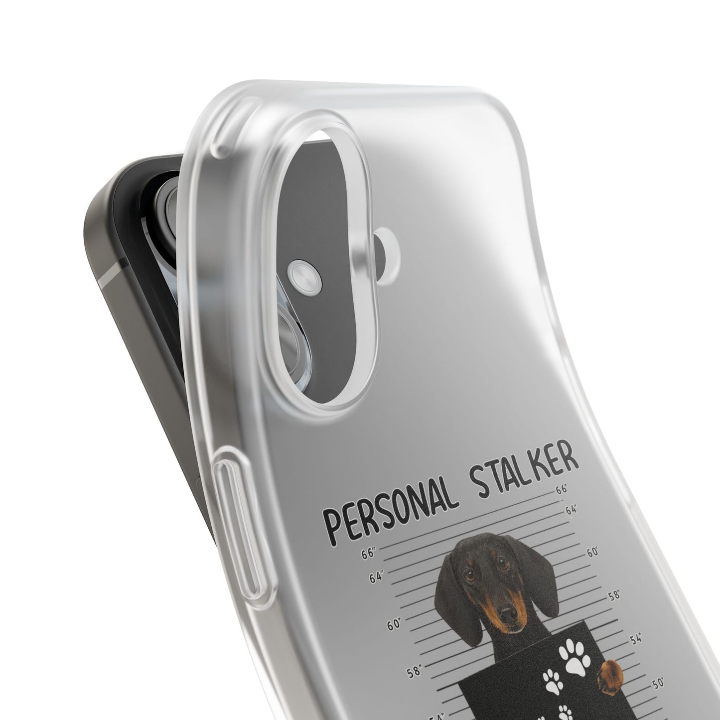 Dachshund Phone Case - Personal Stalker Design, Dog Lover Gift, Funny Pet Accessory, Cute Dog Case, Animal Lover Phone Cover