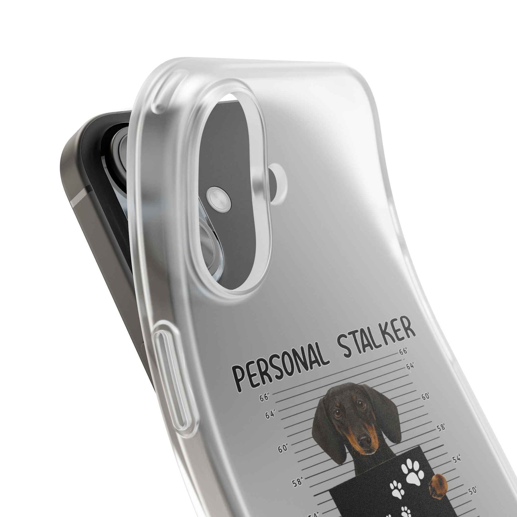 Dachshund Phone Case - Personal Stalker Design, Dog Lover Gift, Funny Pet Accessory, Cute Dog Case, Animal Lover Phone Cover