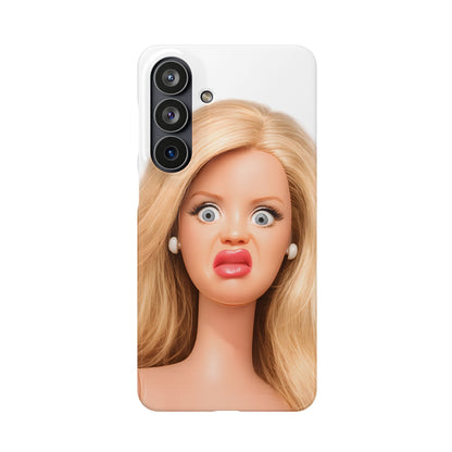 Lustige Handyhülle mit schockiertem Puppen-Gesicht – Meme Handy Case für Humor-Fans & witzige Geschenkidee