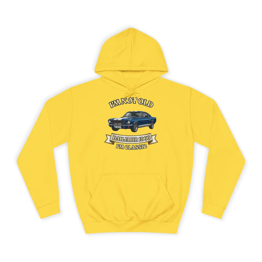 Geschenk zum 60. Geburtstag – Hoodie Jahrgang 1966 Muscle Car