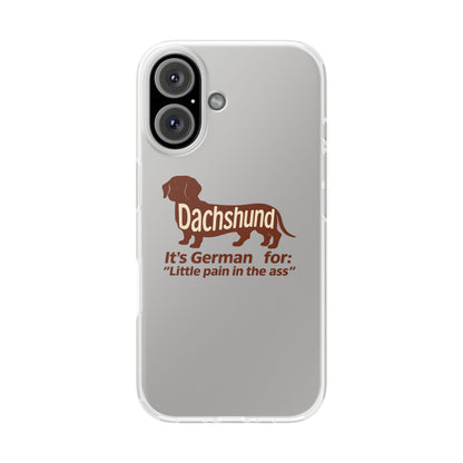 Witzige Dackel-Handyhülle – „Little Pain in the Ass“ – Lustiges Phone Case | True Insights – Bild 7
