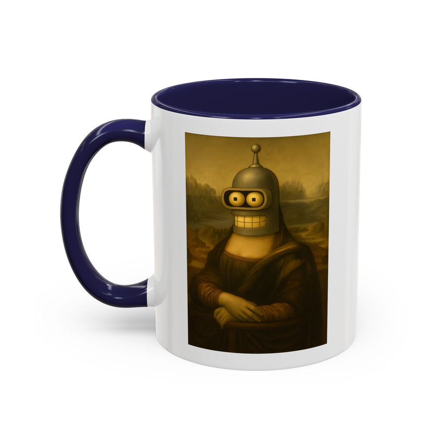 True Insights Tasse Bender Mona Lisa satirisches Motiv für Roboter-Fans