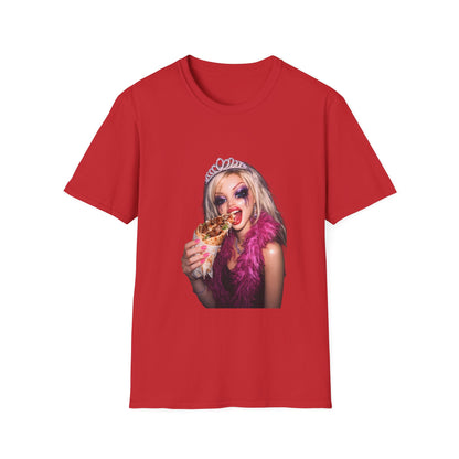 Lustiges Barbie Meme T-Shirt Rot – Puppe mit Tiara und Döner, True Insights