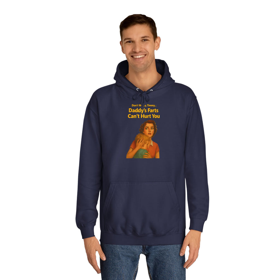 Papa Hoodie „Daddy's Farts Can't Hurt You“ – Das lustige Geschenk für Papa