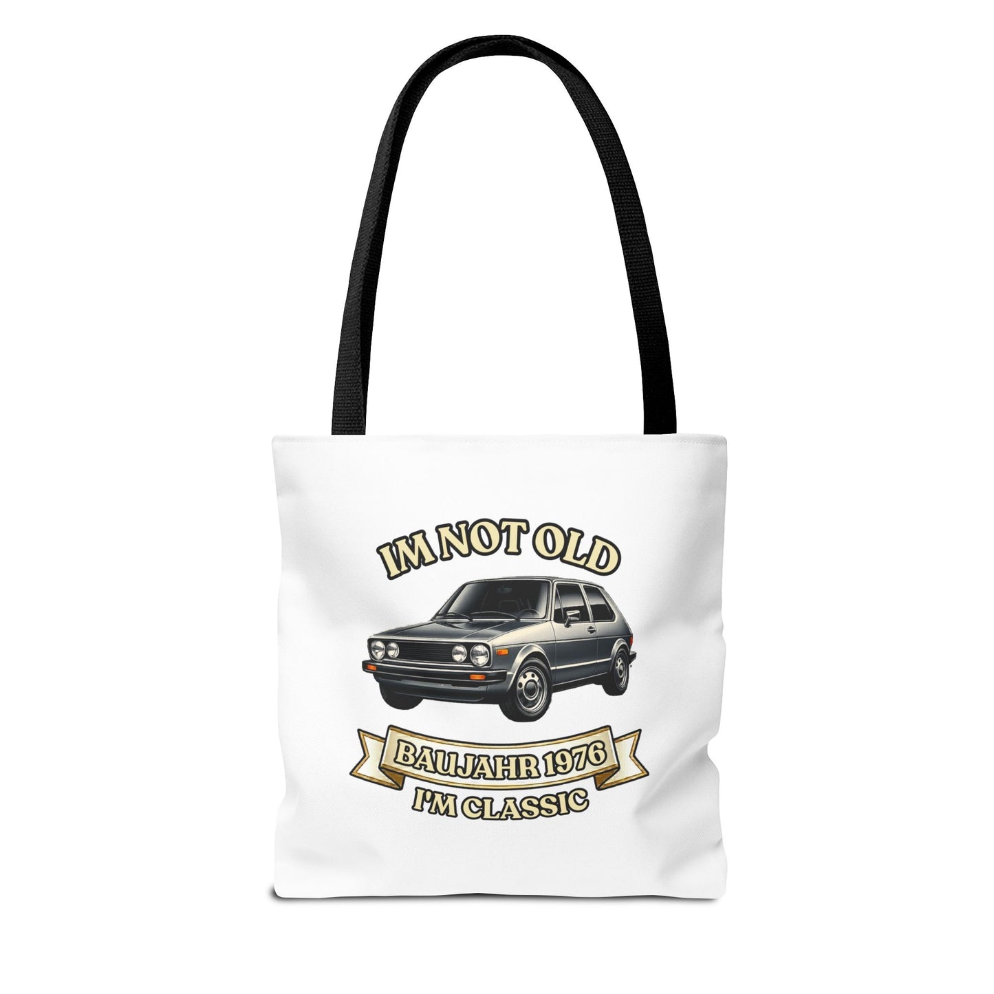 Tote Bag Baujahr 1976 - I'm Not Old I'm Classic - Oldtimer Stoffbeutel zum 50. Geburtstag, Geschenk für Autofans