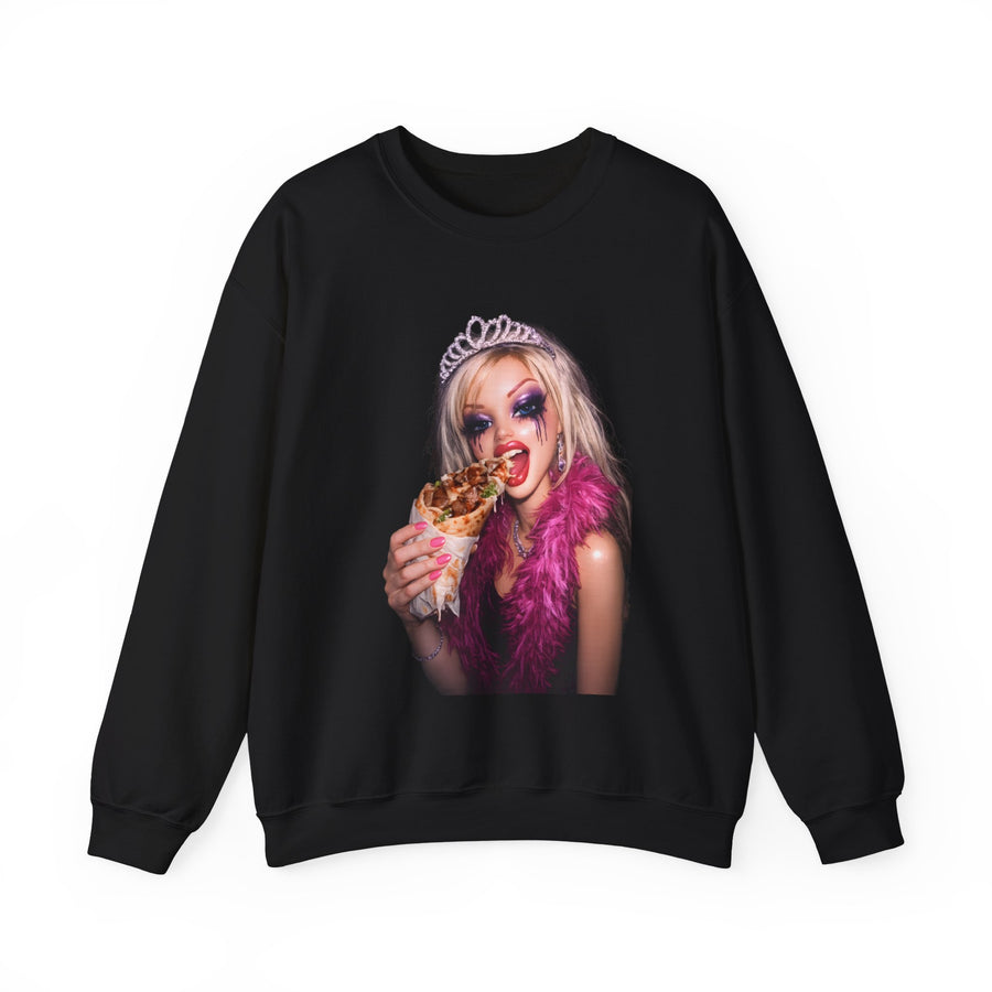 Princess Punk Sweatshirt – Freches Party-Motiv mit Drag-Queen-Glam