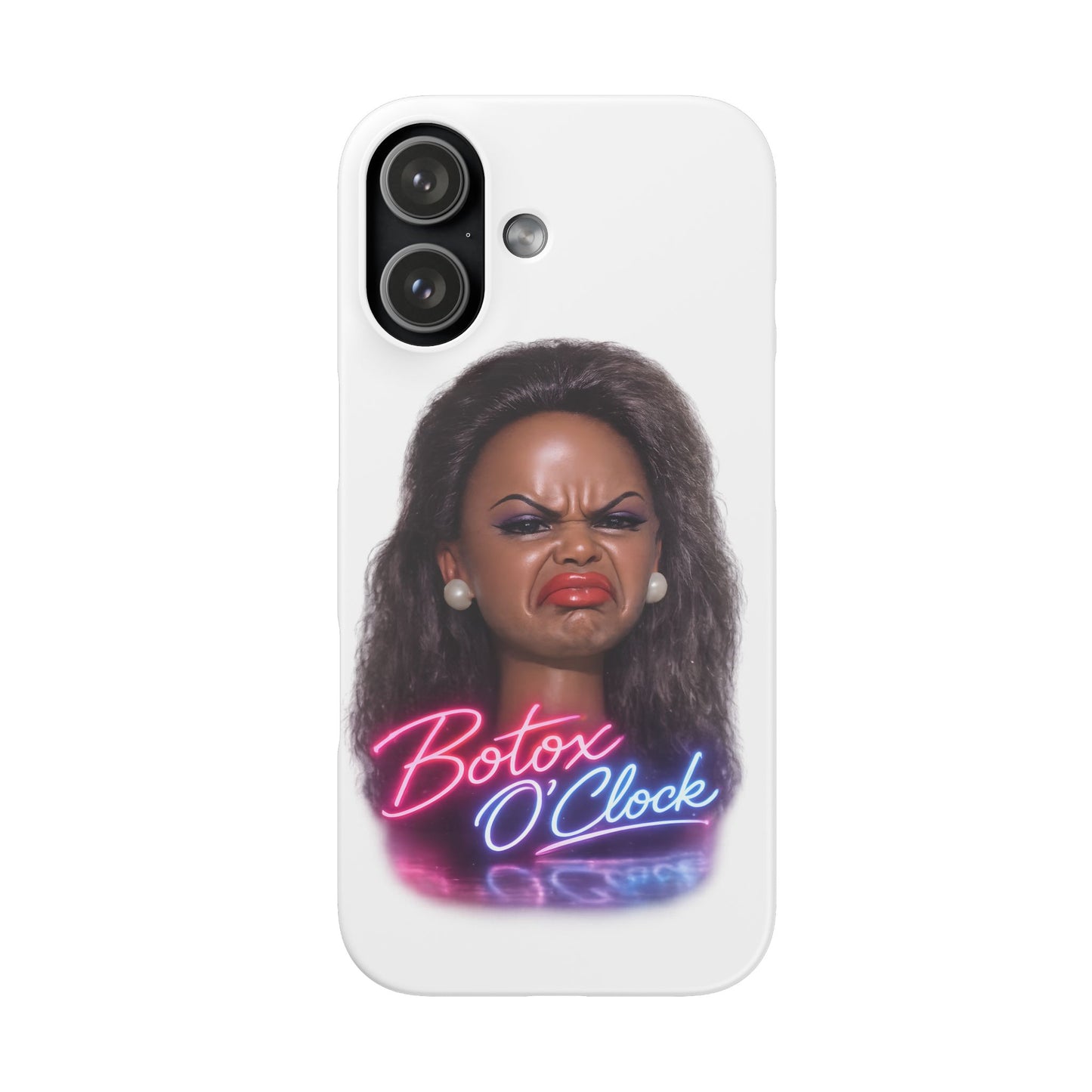 Botox O'Clock Handyhülle – Lustige Neon Diva Schutzhülle für Beauty-Fans, ideales Geschenk