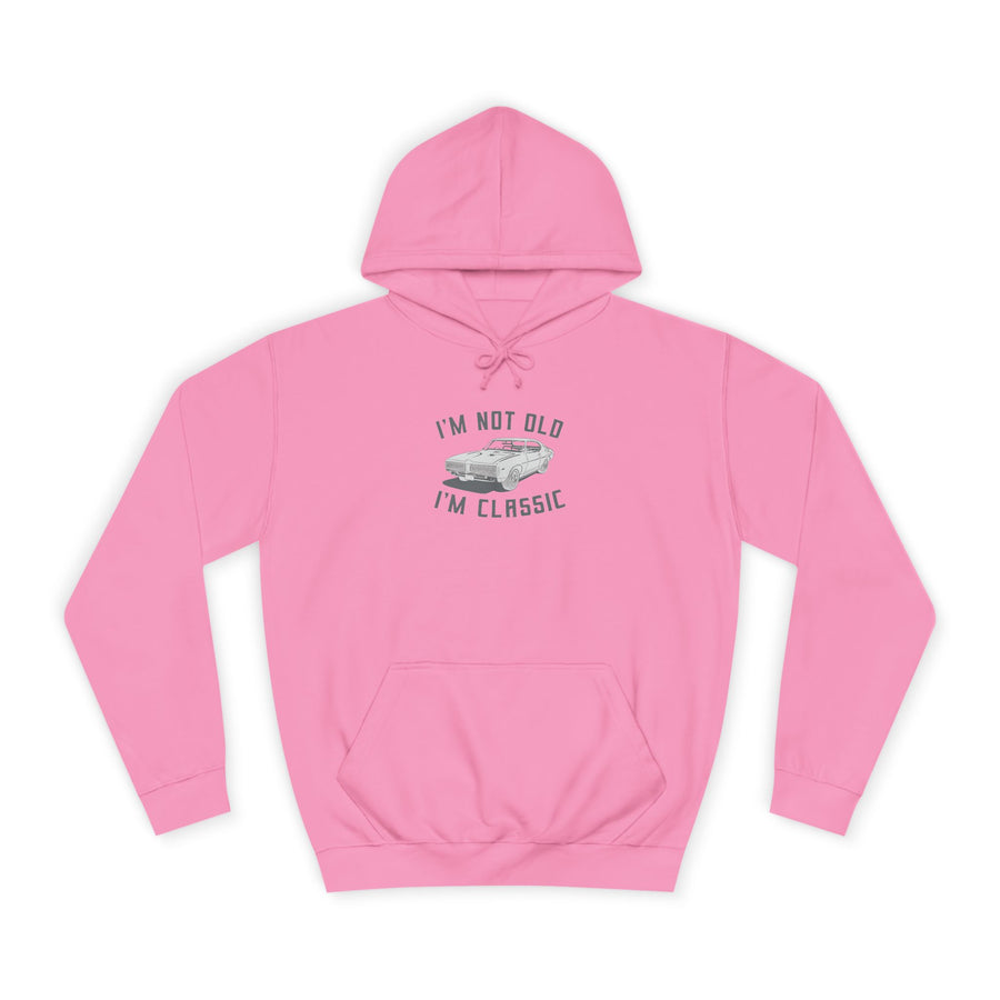 Classic Muscle Car Hoodie – I'm Not Old I'm Classic Cadeau pour Fans de Voitures