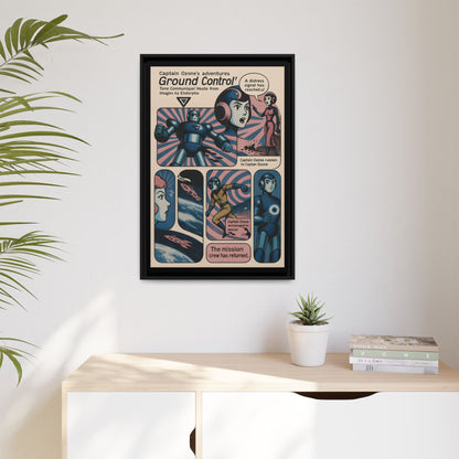 Captain Ozone – Retro Art Canvas
