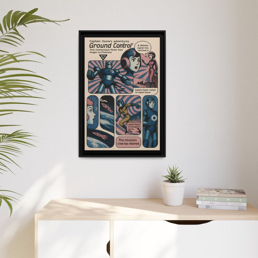 Captain Ozone – Retro Art Canvas-True Insights