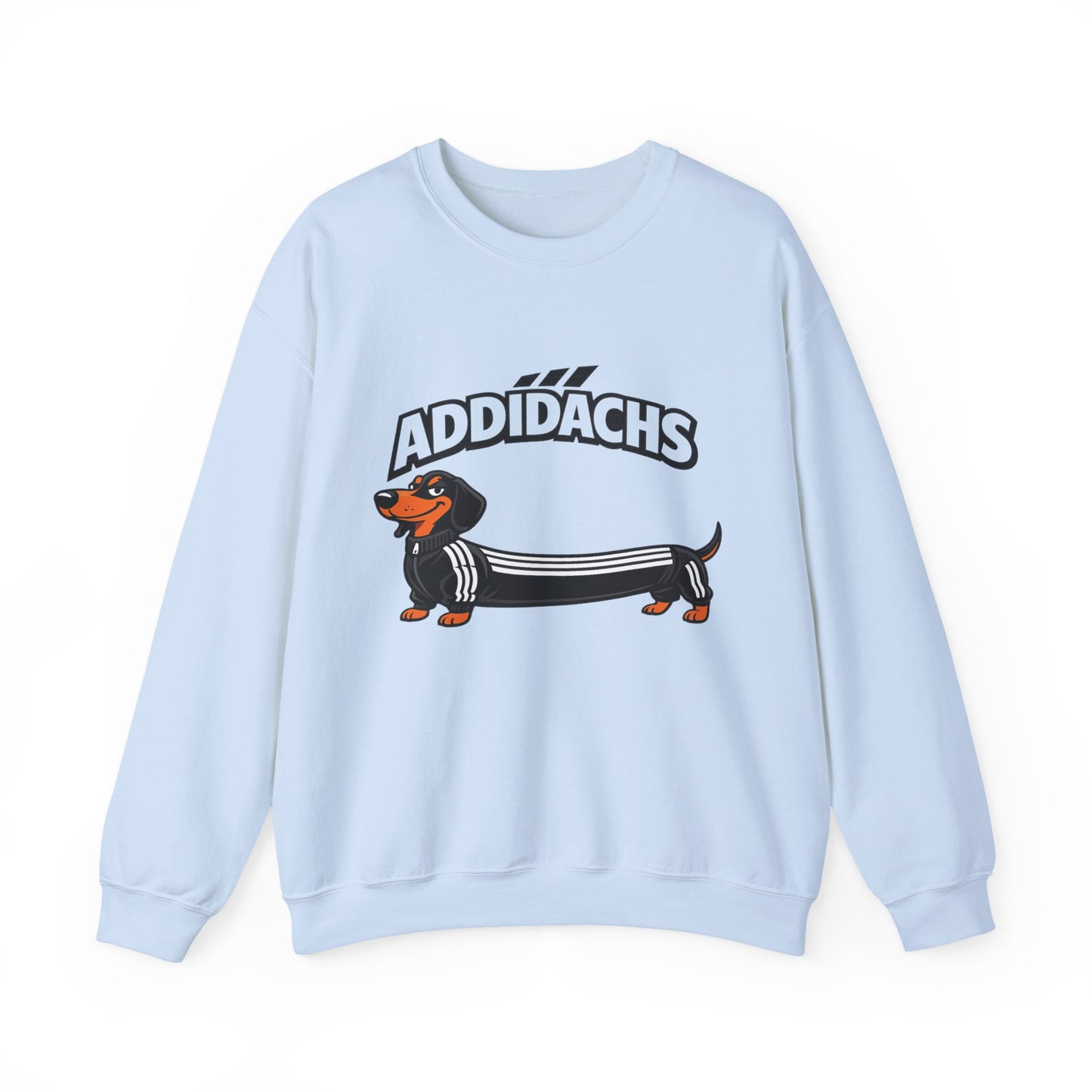Lustiges Dackel Sweatshirt 'ADDIDACHS' – Witziges Hunde-Motiv für Dackelbesitzer & Sportfans