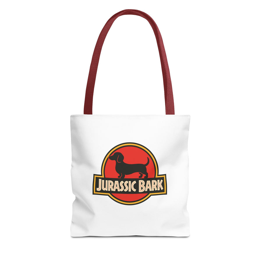 Jurassic Bark Tote Bag – Sac en tissu teckel parodie, cadeau drôle pour amoureux des chiens & fans de teckels