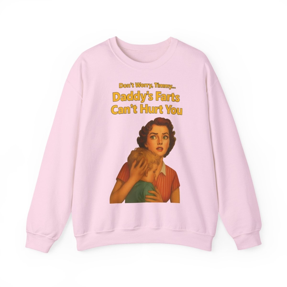 Sweatshirt – Daddy’s Farts – Satirisches Retro-Sweatshirt mit schwarzem Humor | True Insights Design mit Humor