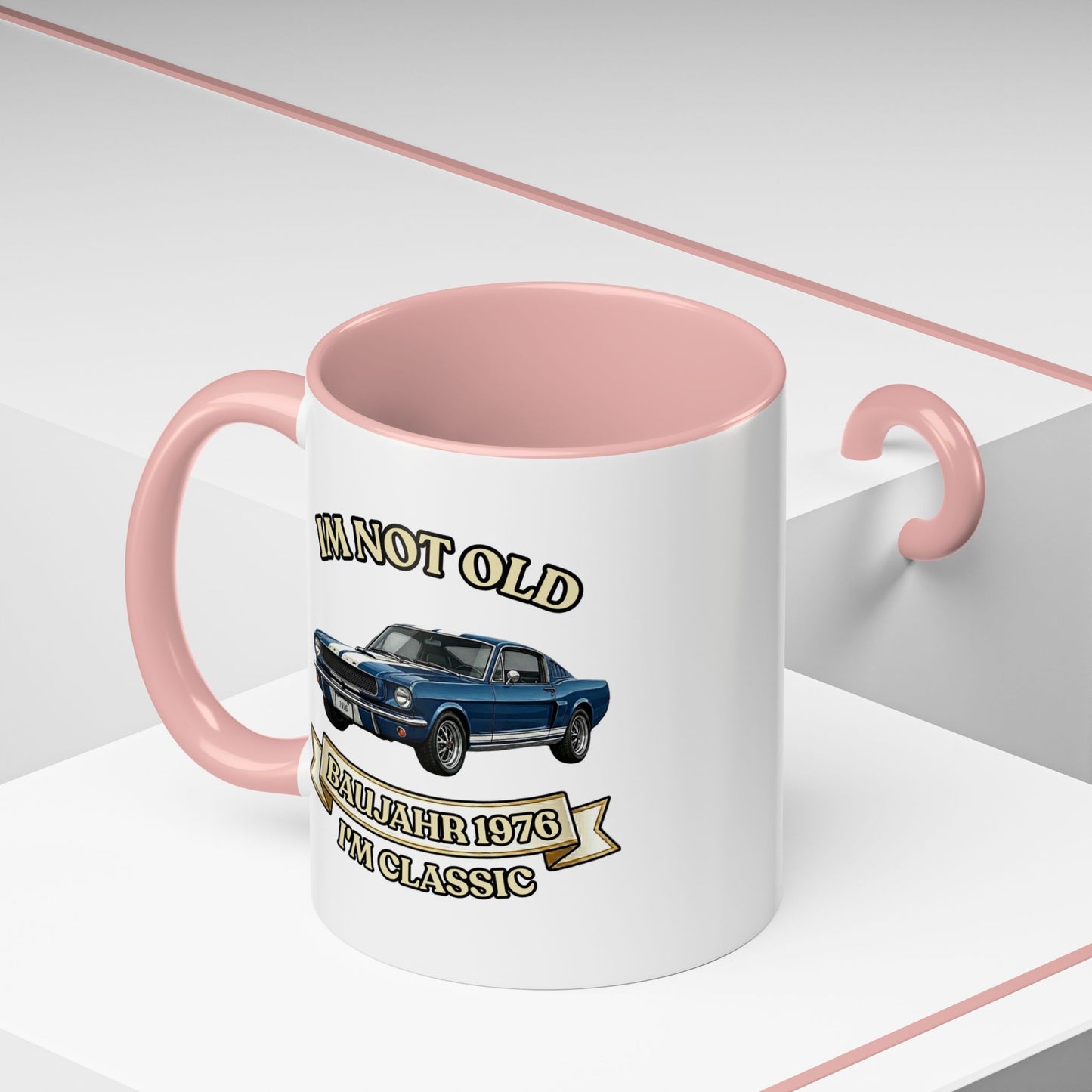 Tasse Baujahr 1976 - I'm Not Old I'm Classic - Oldtimer Muscle Car Kaffeetasse zum 50. Geburtstag