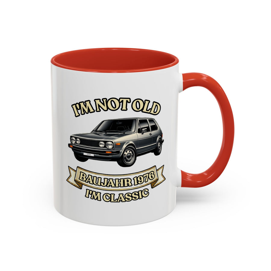 Born in 1976 Mug – 50th Birthday Gift | Classic Car