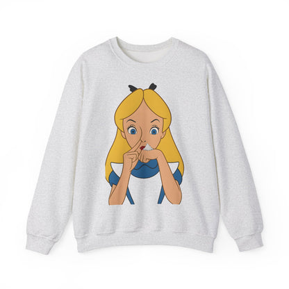 Sweatshirt – Satire Sweatshirt – "Alice im Rausch" Pop-Art Design | True Insights Design mit Humor