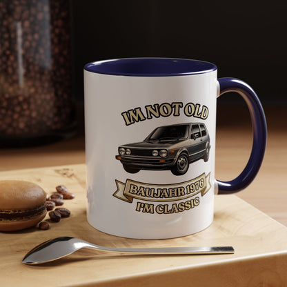 Tasse Baujahr 1976 - I'm Not Old I'm Classic - Oldtimer Kaffeebecher zum 50. Geburtstag