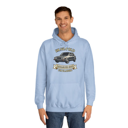 I'm Not Old I'm Classic Hoodie Baujahr 1976 – 50. Geburtstag Oldtimer Auto Kapuzenpullover für Männer & Frauen