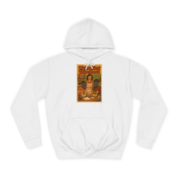 My First Cooking Experience Hoodie – Retro-Motiv mit Gasmasken in der Küche