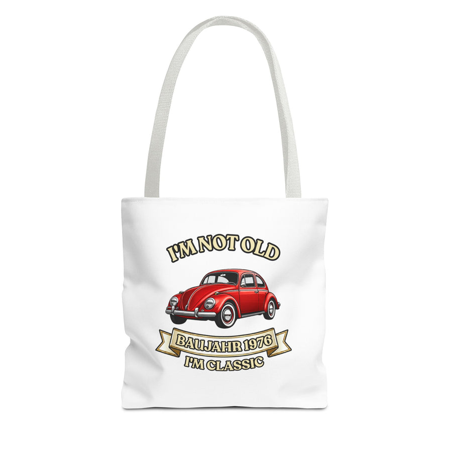 Born in 1976 Tote Bag – 50th Birthday Gift | VW Beetle