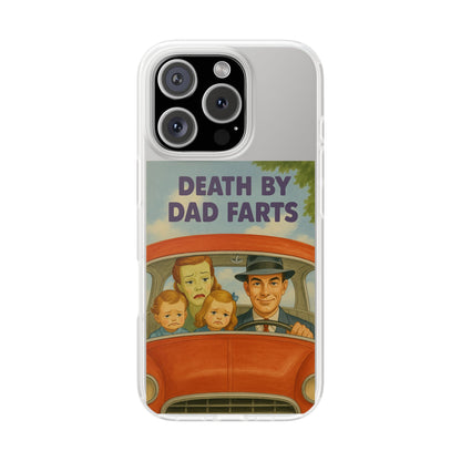 Death by Dad Farts – Satirische Retro-Handyhülle im 50s-Familienauto-Stil-Phone Case-True Insights