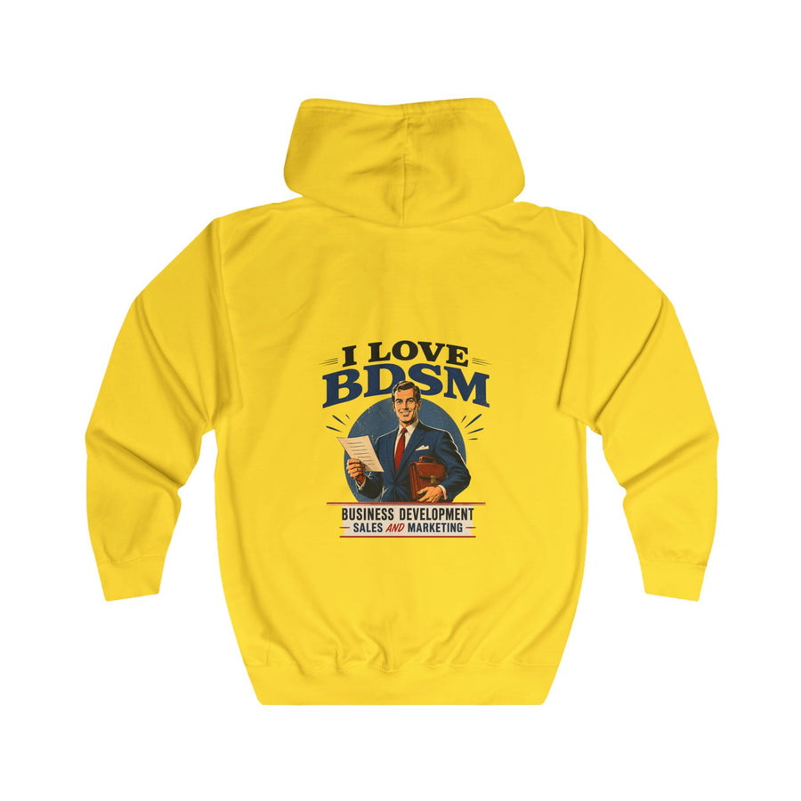 True Insights I Love BDSM Zip-Hoodie – Business Development, Sales & Marketing – lustiges Büro-Motiv