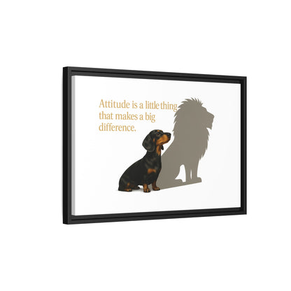 Inspirierendes Wandmotiv mit klarer Botschaft – ruhig, positiv und ideal für moderne Wohnräume.