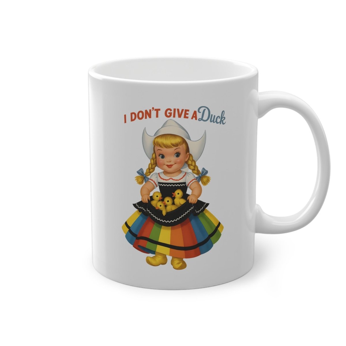 Mug “I don't give a duck” – The feathered middle finger for breakfast