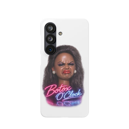 Botox O'Clock Handyhülle – Lustige Neon Diva Schutzhülle für Beauty-Fans, ideales Geschenk