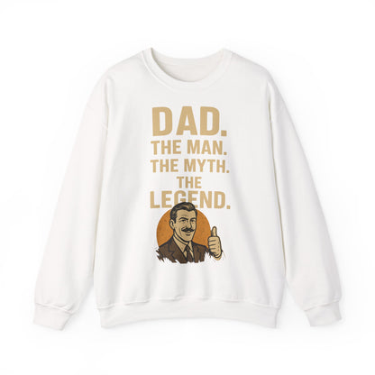 Sweatshirt – DAD. THE MAN. THE MYTH. THE LEGEND. - Sweatshirt für echte Legenden | True Insights Design mit Humor