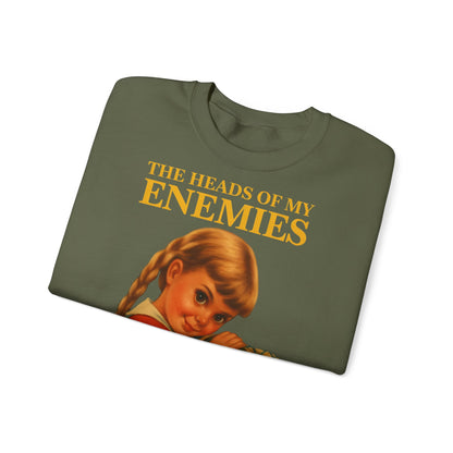 Sweatshirt “The Heads of My Enemies” – Subversive art to wear